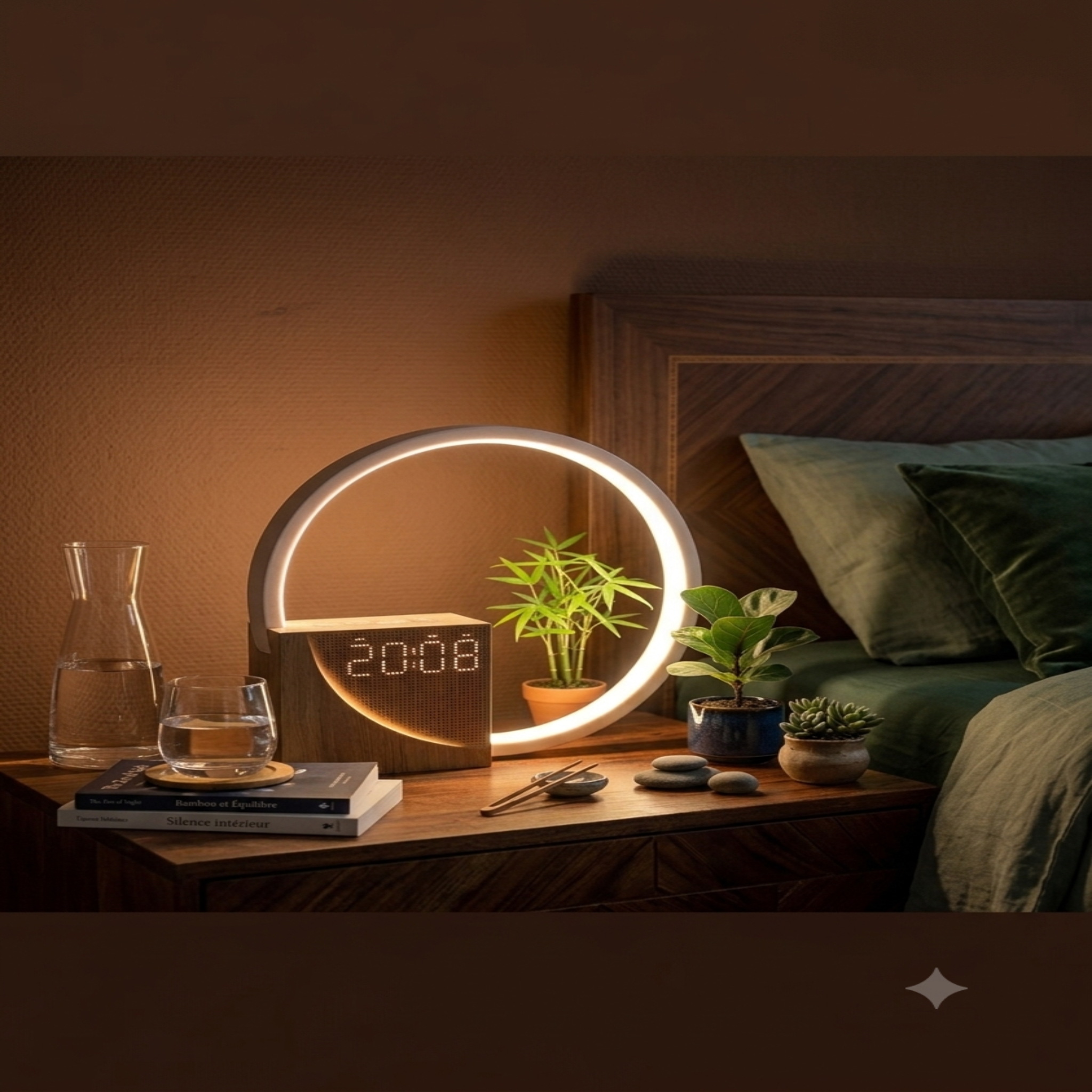 Lampe de table zen 