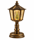 Lanterne Noël sapin cheminée lumière chaude