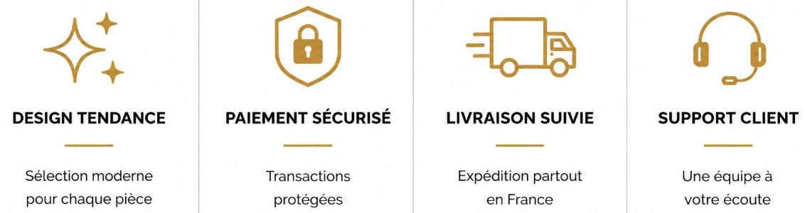 Livraison rapide de luminaires, paiement sécurisé 