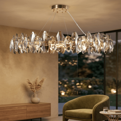 Lustre en cristal design pour votre salon 