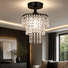 Lustre cristal moderne 