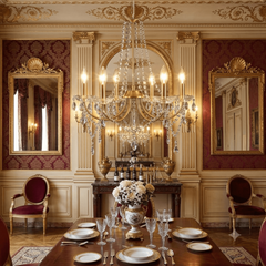 lustre vintage cristal