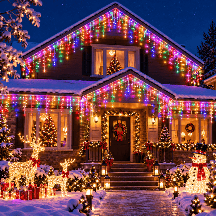 Rideau lumineux Noël extérieur 20m 800 LED
