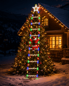 Père Noël Lumineux  – Décoration de Noël LED