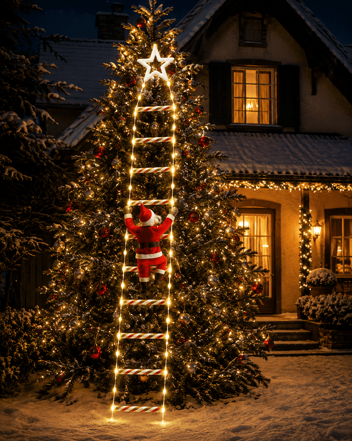 Père Noël Lumineux  – Décoration de Noël LED